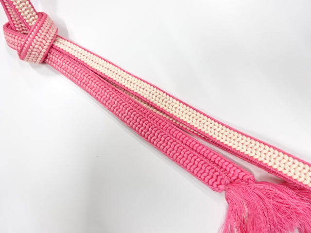 正絹　手組帯締め